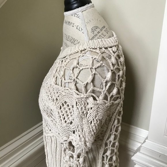 All Saints Crochet Summer Court Dress 2 Small Knit - Picture 9 of 12